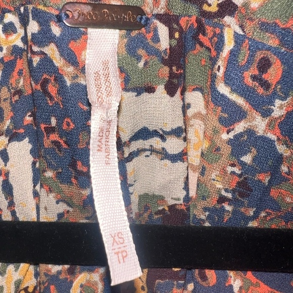 {EUC Free People Darcy Tapestry Tank Top Cropped Size XS} - Picture 8 of 8